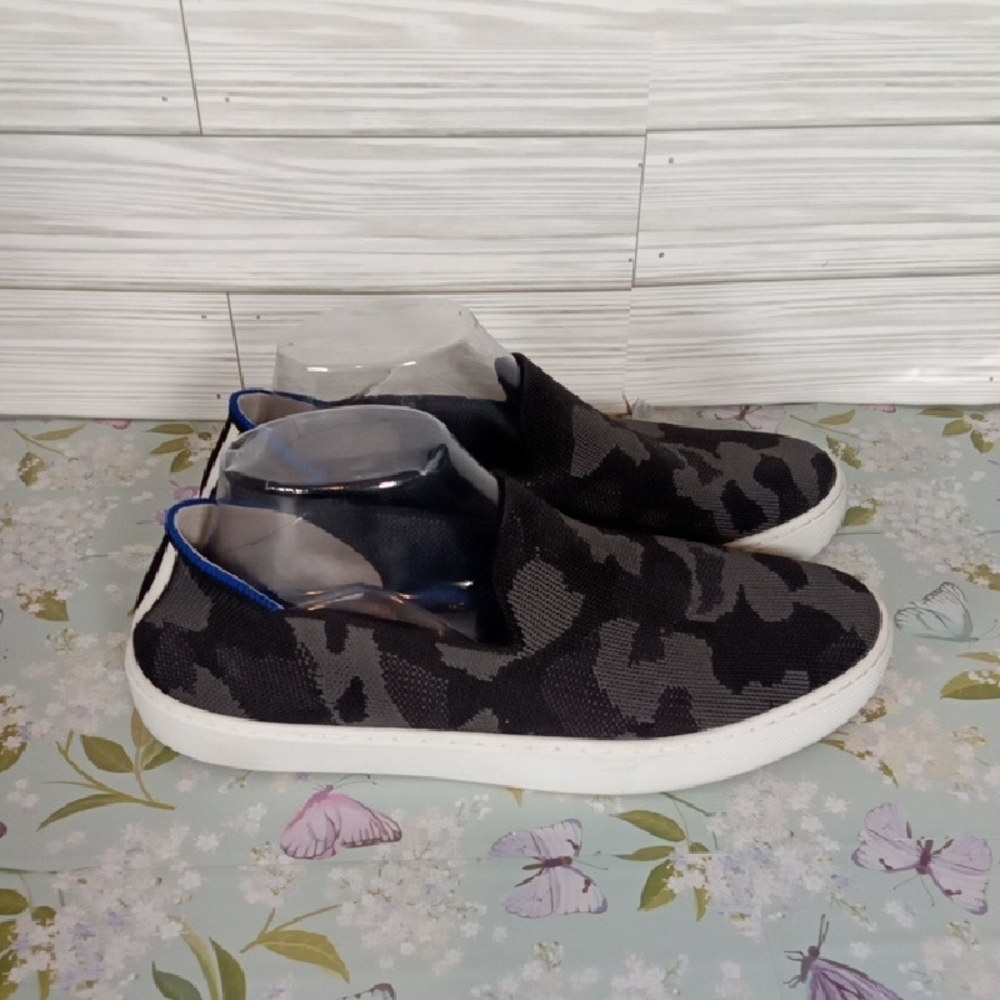 Rothys The Original Sneaker Knit Camo Slip On Womens 9.5